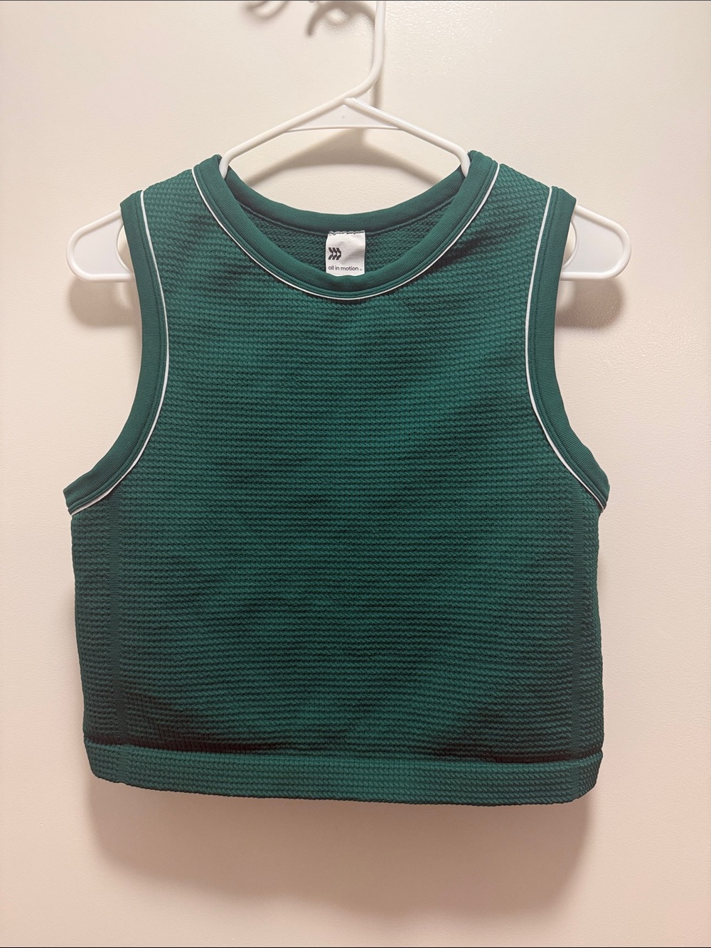 All In Motion Dark Green Athletic Tank Top